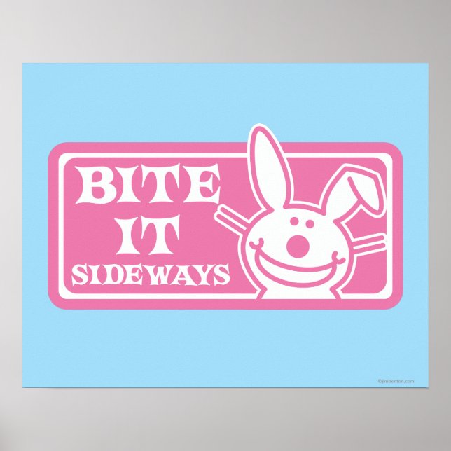 Affiche Bite it Sideways (Devant)