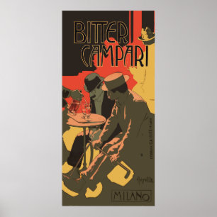Affiche Bitter Campari par Adolfo Hohenstein
