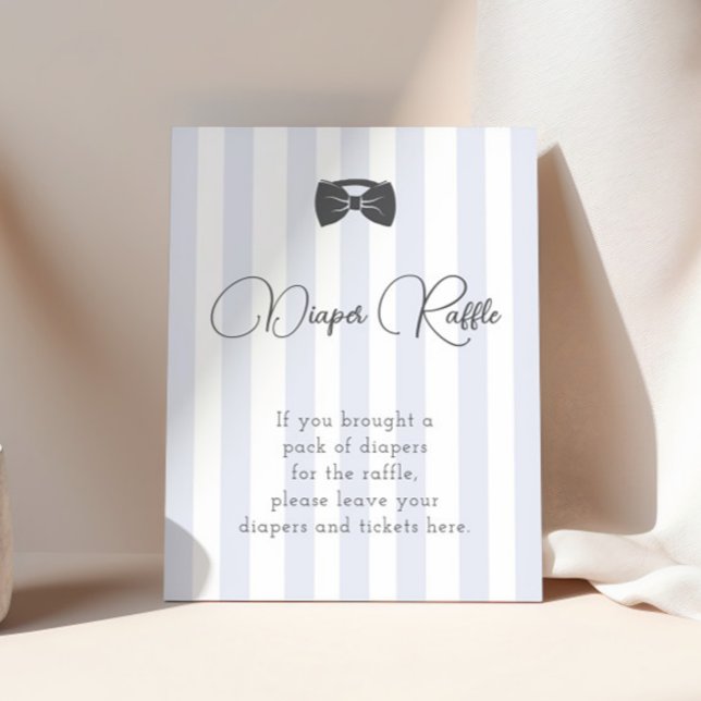 Affiche Bitty Bow Oh Bow Baby shower diaper (Créateur téléchargé)