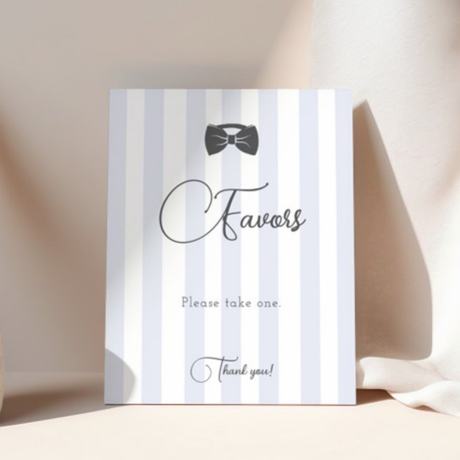 Affiche Bitty Bow Oh Boy Baby shower Faveurs (Créateur téléchargé)