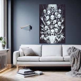 Affiche Bizarre étrange portrait de famille   Art AI