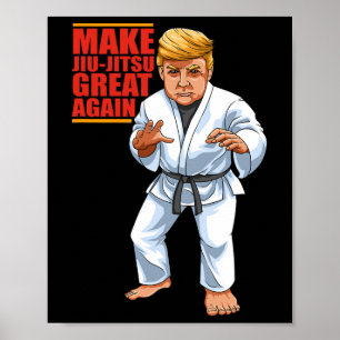 Affiche Bjj - Fonds Brésilien Jiu Jitsu Et Cadeaux Grapplé
