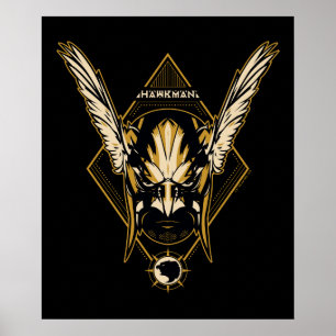 Affiche Black Adam   Hawkman Casque graphique