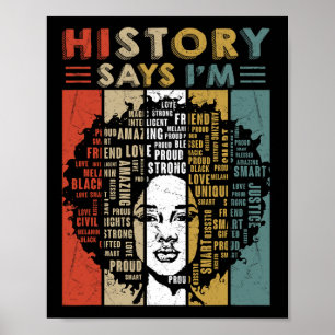 Affiche Black Afro Woman