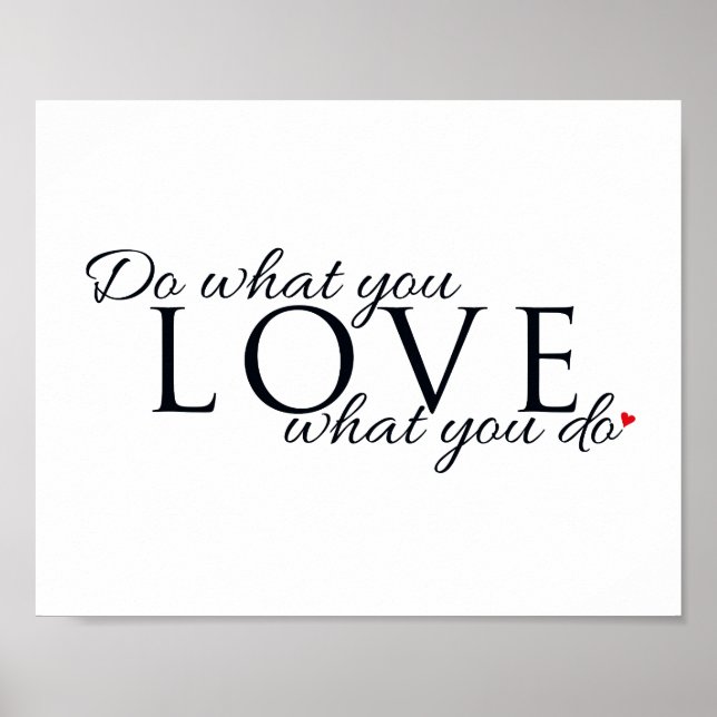 Affiche Black and White Scandi typographic Inspirational (Devant)