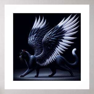 Affiche Black Angel Chat photo prise