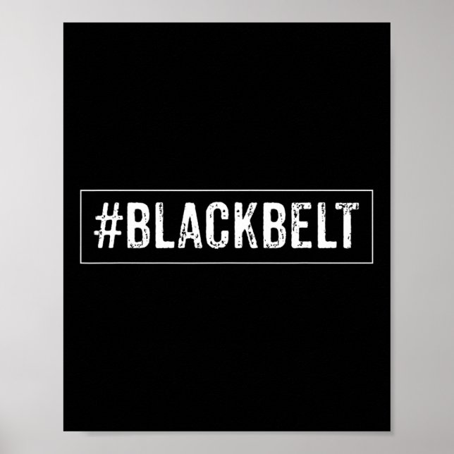 Affiche Black Belt Martial Arts - Karate Taekwondo (Devant)