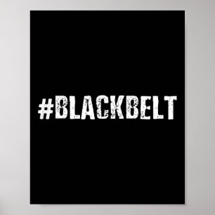 Affiche Black Belt Martial Arts - Karate Taekwondo 1