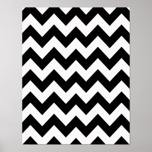 Affiche Black Bold Chevron