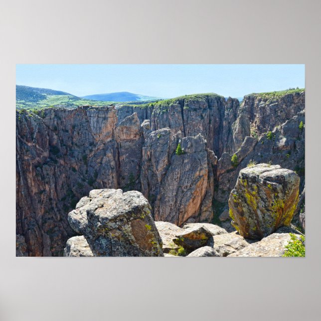 Affiche Black Canyon of the Gunnison View, Colorado (Devant)