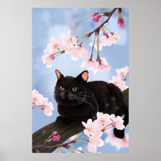 Affiche Black Cat