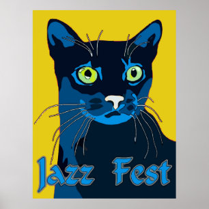 Affiche Black Cat Jazz