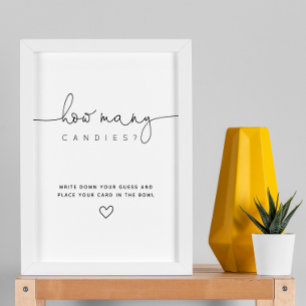 Affiche Black Devis Combien de Baby shower de script de bo