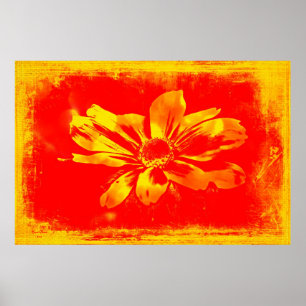 Affiche Black-Eyed Susan Fleur sauvage - Art numérique
