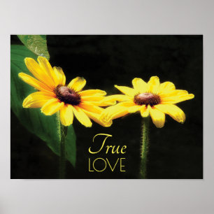 Affiche Black Eyed Susan True Love Art