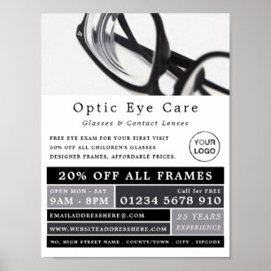 Affiche Black Frames, Opticien, Praticien Technique