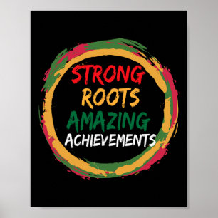 Affiche Black History Month African American Country Celeb