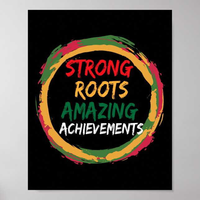 Affiche Black History Month African American Country Celeb (Devant)