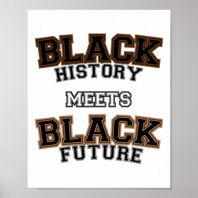 Affiche Black History Month African Future  (Devant)