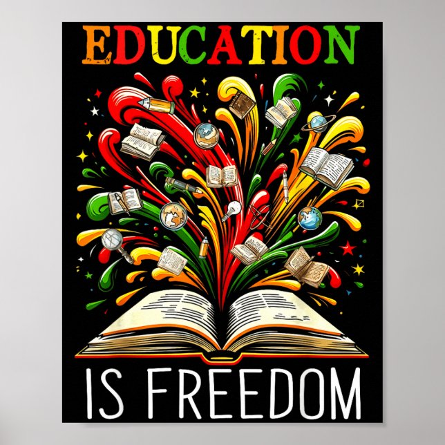 Affiche Black History Month Black Leaders African American (Devant)