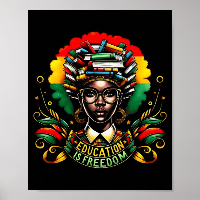 Affiche Black History Month Black Leaders African American (Devant)