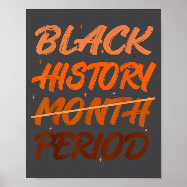Affiche Black History Period African American History Men  (Devant)