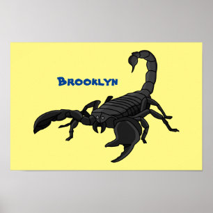 Affiche Black hungry scorpion