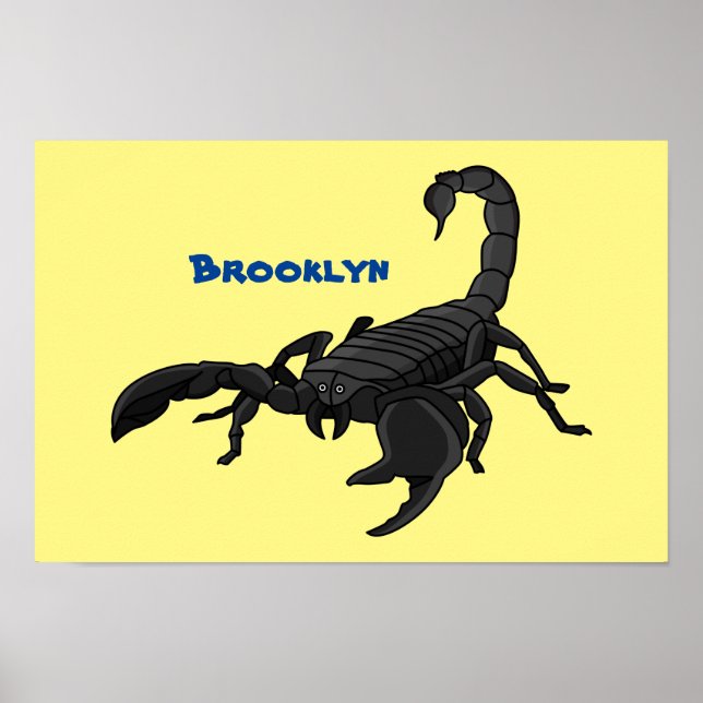 Affiche Black hungry scorpion (Devant)