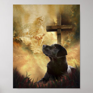 Affiche Black Labrador Prenez ma main Jésus