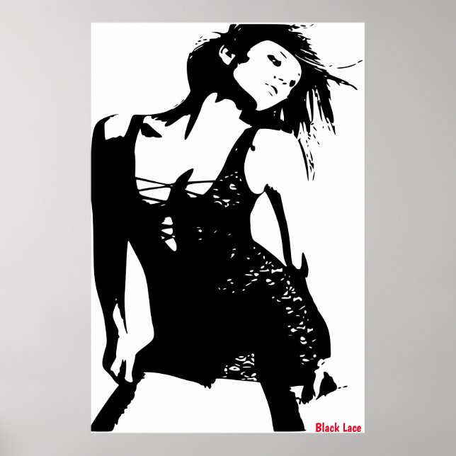 Affiche Black Lace (Devant)