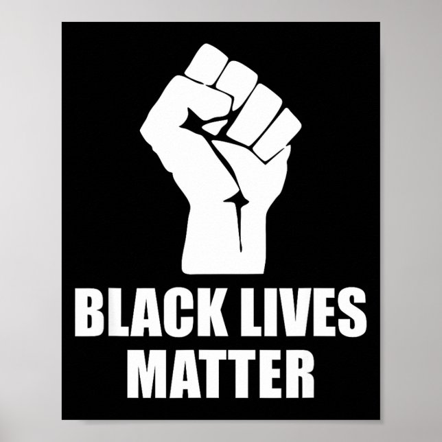 Affiche Black Lives Blm Human Rights Black History Month  (Devant)