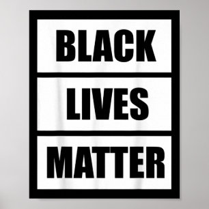 Affiche Black Lives - Manifestation de sensibilisation Jus