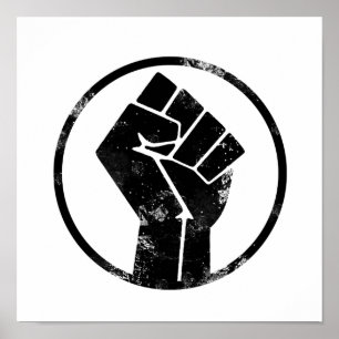 Affiche Black Lives Matt FIST 2 #BLM