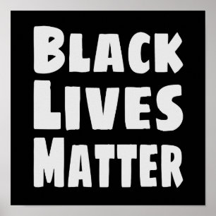 Affiche Black Lives Matter BLM