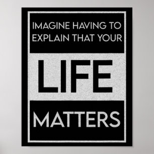 Affiche Black Lives Problem Blm Resist - Engagez-Vous Dans