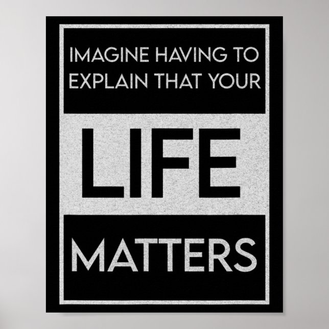 Affiche Black Lives Problem Blm Resist - Engagez-Vous Dans (Devant)