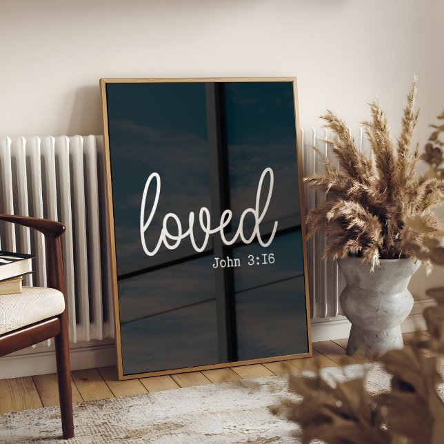 Affiche Black Love Faith Citation minimaliste (Créateur téléchargé)