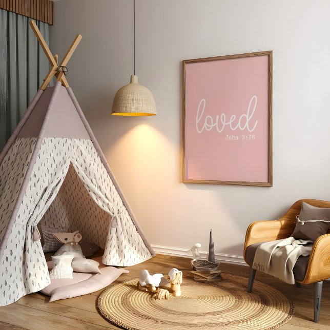 Affiche Black Love Faith Citation minimaliste (Créateur téléchargé)