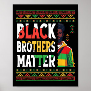 Affiche Black Man Black Brothers Problème African Pride Ra