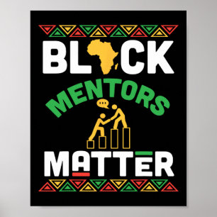Affiche Black Mentors Problème Patrimoine Africain Histo N