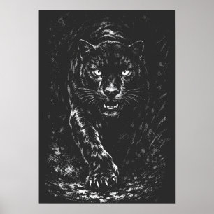 Affiche Black Panther — par BurnsInHell