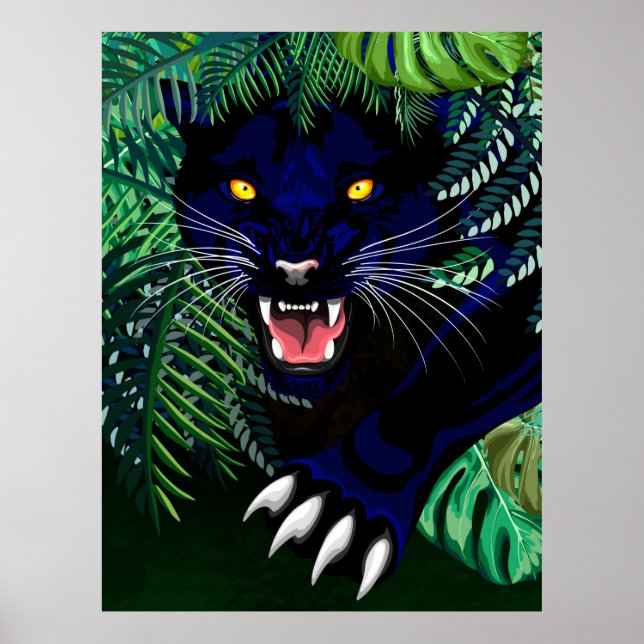 Affiche Black Panther Spirit of the Jungle (Devant)