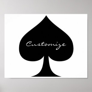 Affiche Black Queen of Spades