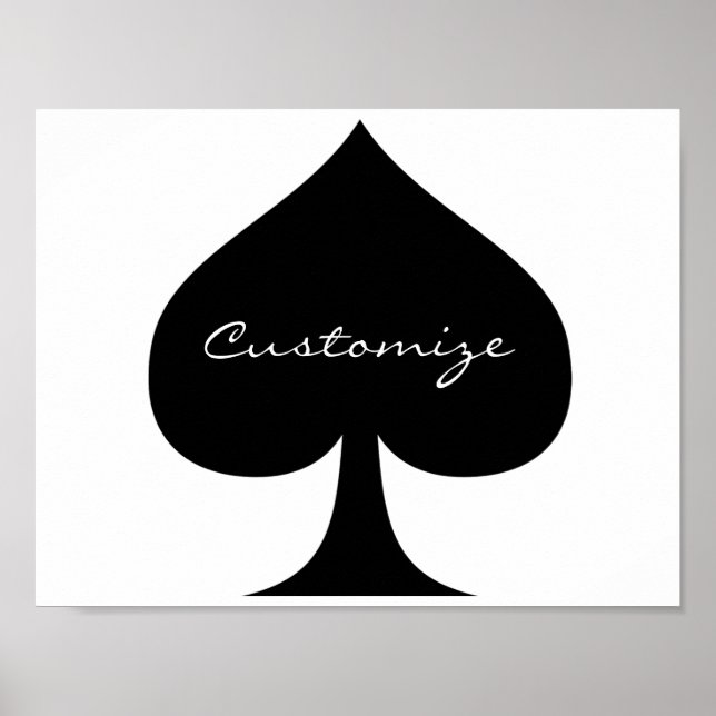 Affiche Black Queen of Spades (Devant)