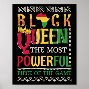 Affiche Black Queen The Most Powerful Piece in the Game
