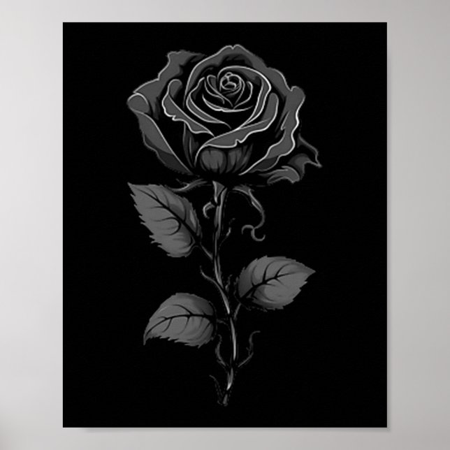 Affiche Black Rose Graphic Premium Tri-blend  (Devant)