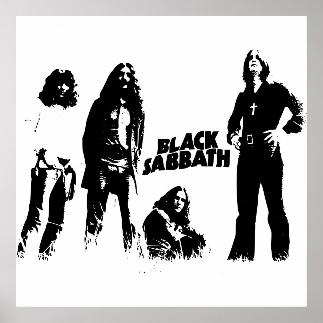 Affiche Black Sabbath Group (Devant)