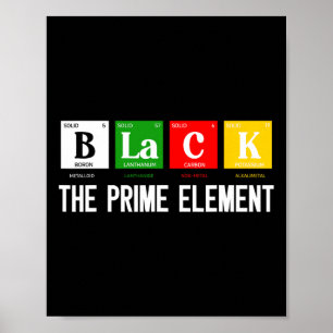 Affiche Black The Prime Element Mois de l'histoire des Noi
