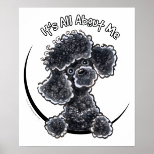 Affiche Black Toy Poodle IAAM