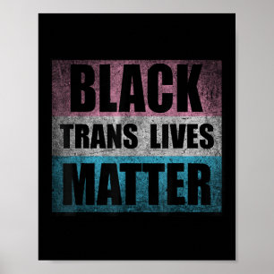 Affiche Black Transgender vit un activisme de sensibilisat
